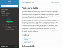 Tablet Screenshot of nutils.org